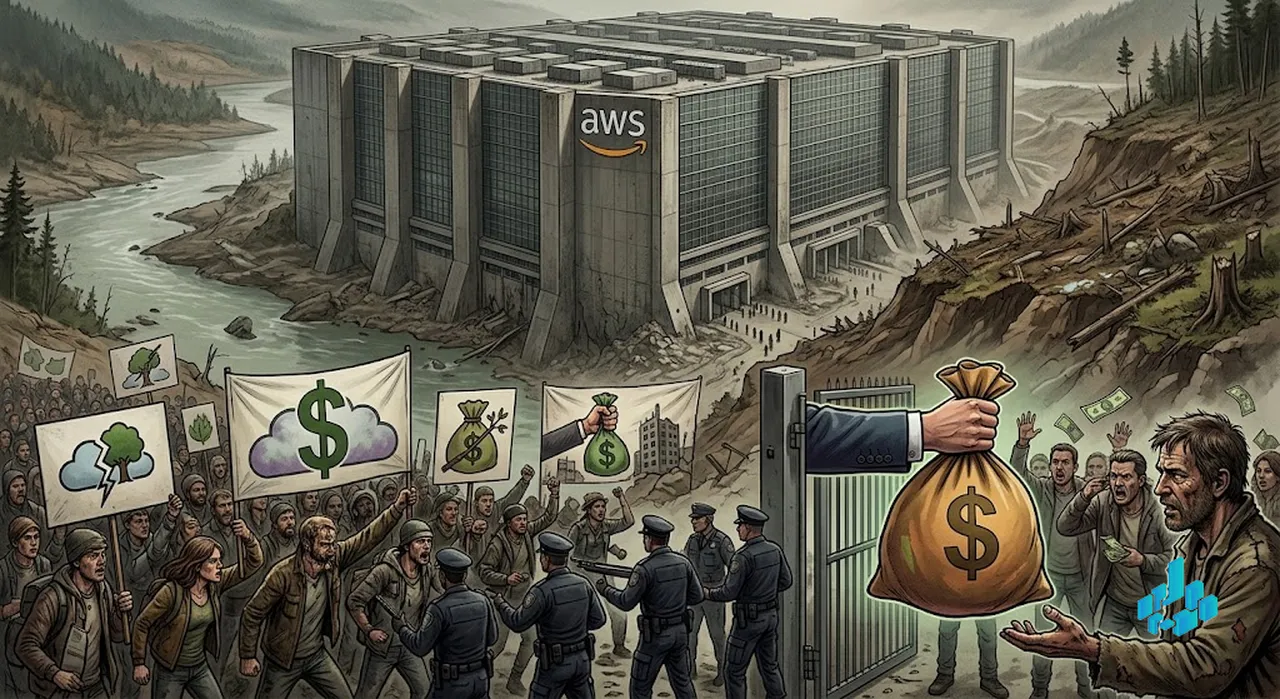 Social Tax: Amazon Pours $1B into Communities to Reduce Protests Against Data Centers