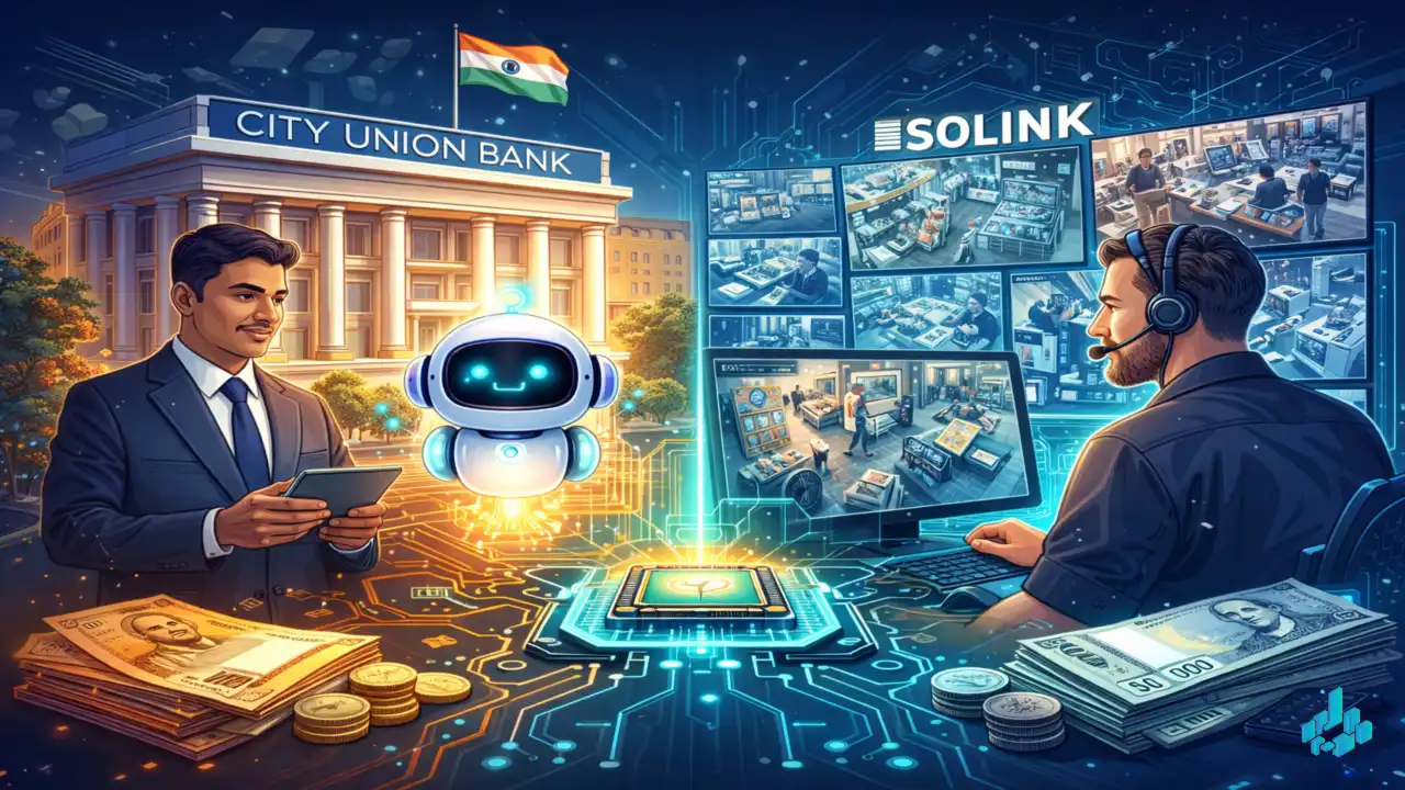 B2B Routine: AI Integration in Indian Banks and Solink Cameras