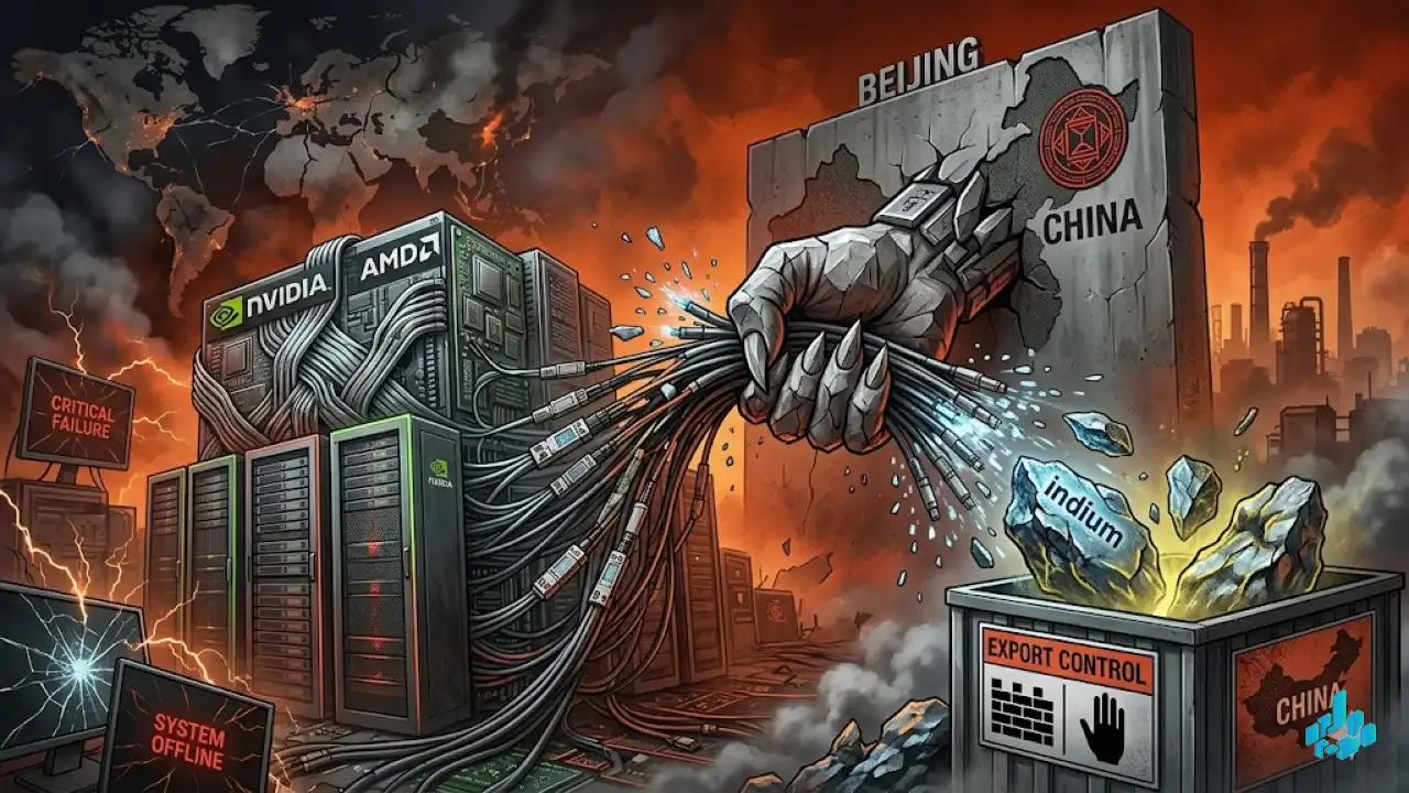 Raw Material Blackmail: China Restricts Indium Exports, Threatening AI Factory Optical Networks