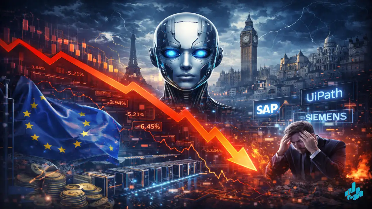 Рынки Европы: Паника и распродажа софта из-за ИИ