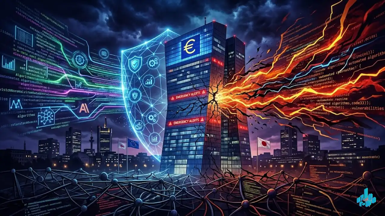 Cyber Schizophrenia: Japan Banks Buy Mythos While ECB Preps for Its Attacks