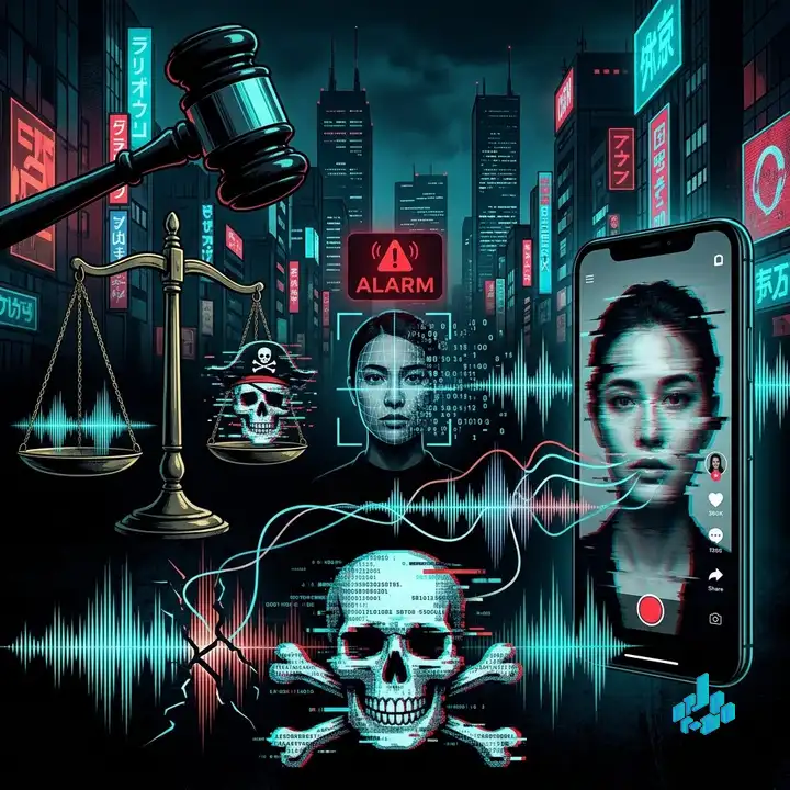 Digital Piracy: Japanese Actor Sues TikTok Over AI Voice Cloning