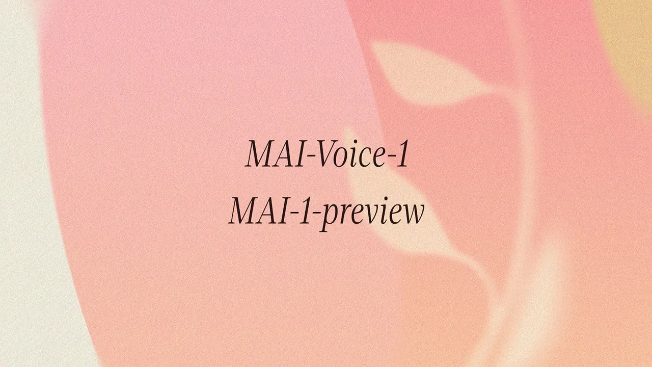 Microsoft Launches Public Testing of In-House AI Models MAI-1 and MAI-Voice-1