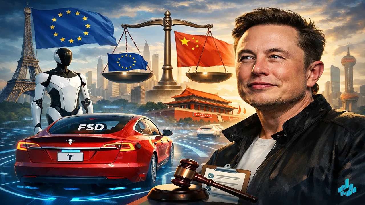 Илон Маск: FSD одобрят в Европе и Китае в феврале
