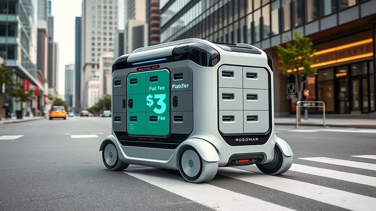 Robomart Unveils Delivery Robot with $3 Flat Fee to Challenge DoorDash