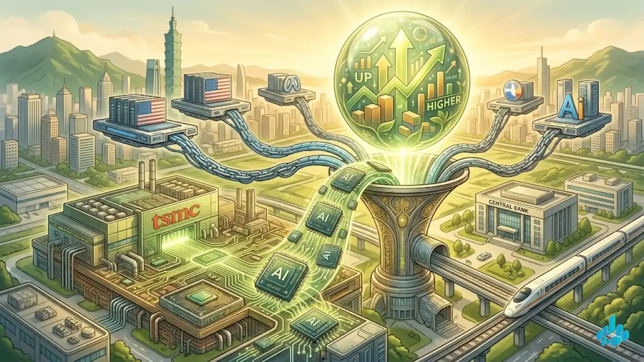 Monopoly Dividends: Taiwan Central Bank Raises GDP Forecast Thanks to AI Boom