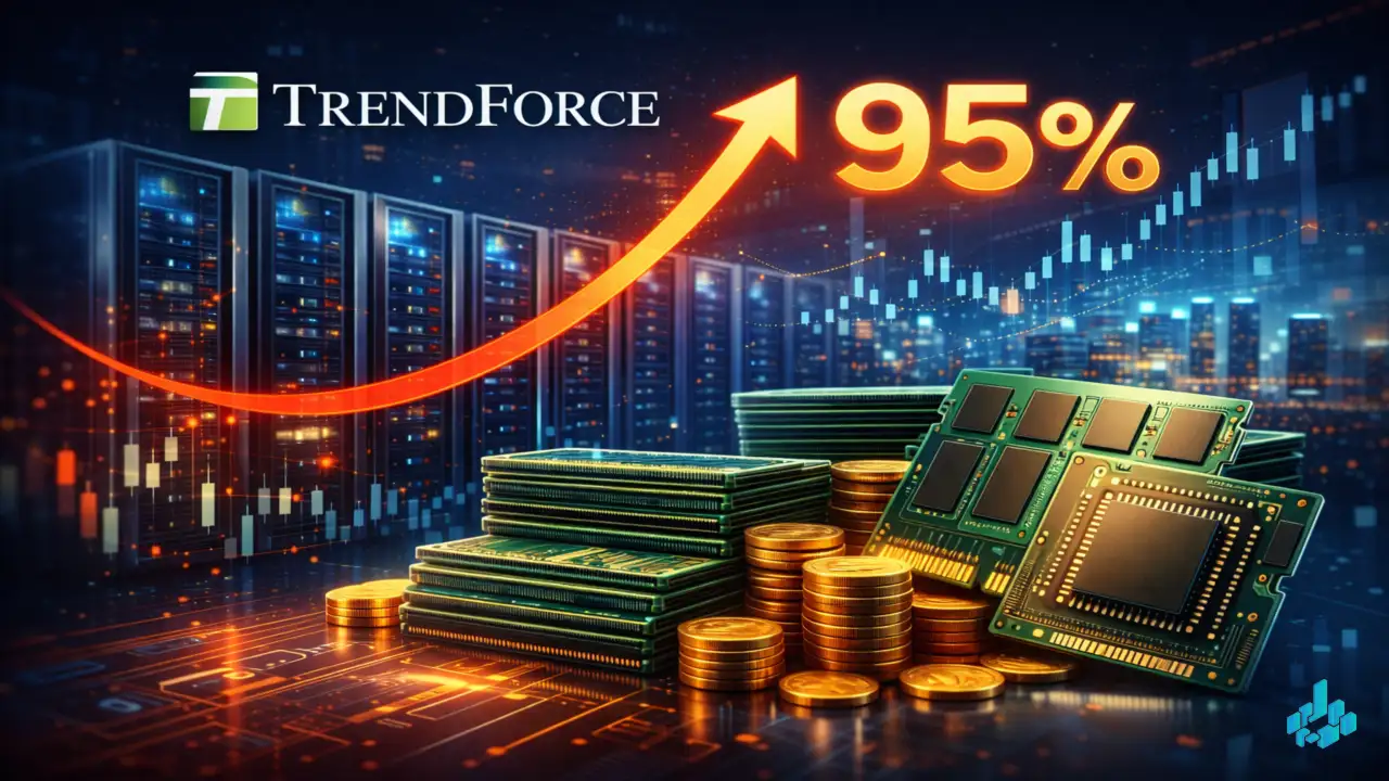 TrendForce: Цены на память взлетят на 90%
