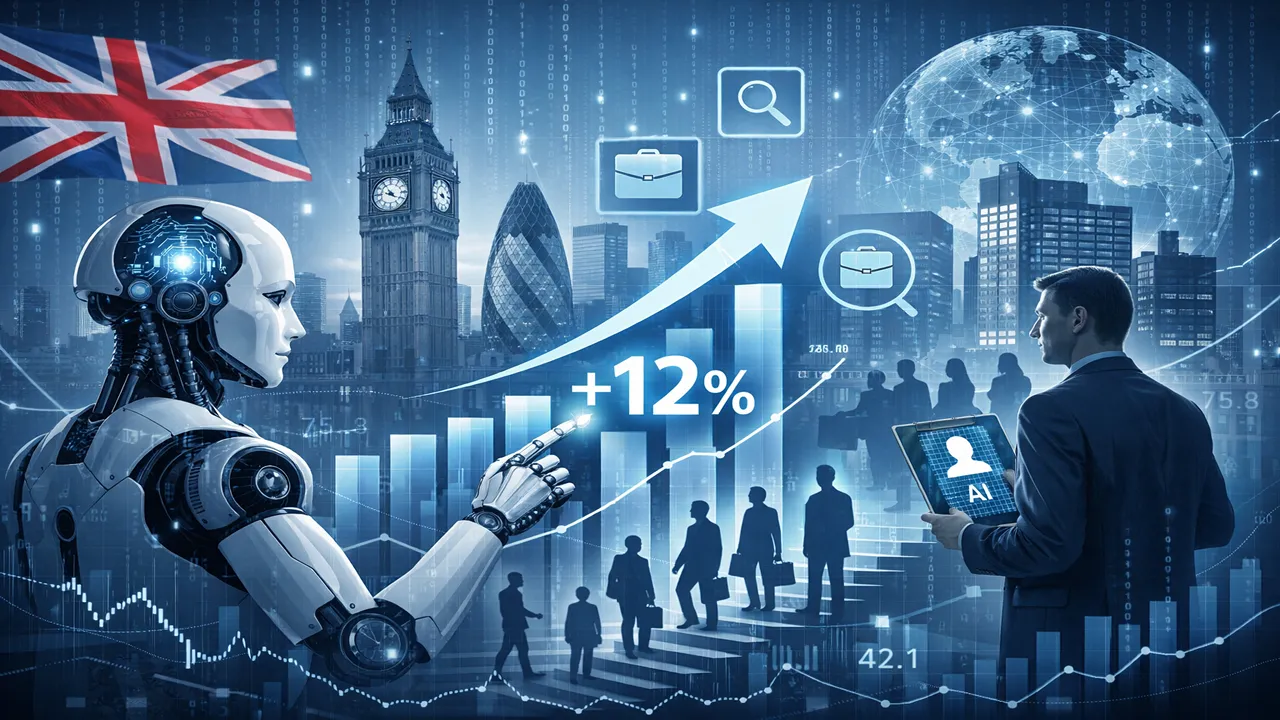 ИИ-бум в Лондоне: Вакансии в финансах выросли на 12%
