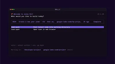 Google расширяет возможности AI-агента для кодинга Jules с помощью CLI и API