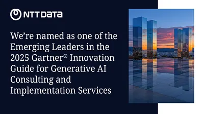 Gartner признал NTT DATA "Восходящим лидером" в области генеративного ИИ