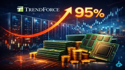 TrendForce: Цены на память взлетят на 90%